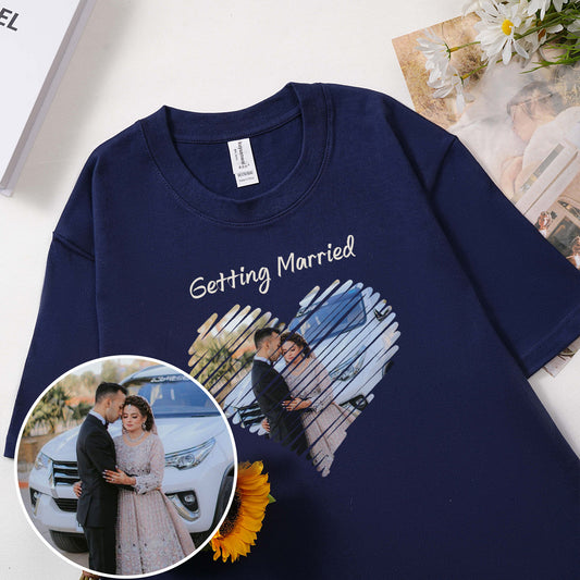Personalized Photo Print T-Shirt, Stand Out with Vibrant Colors and Memories on Your Tee!