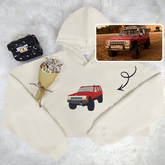 Accelerate Your Fashion Game: Custom Car Embroidery Hoodie