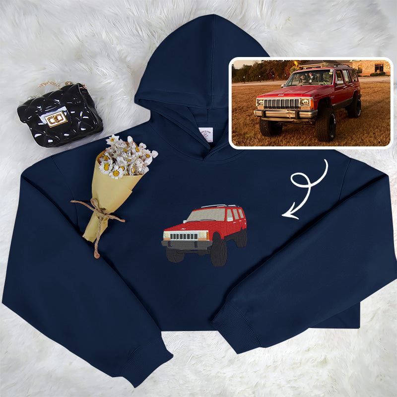 Accelerate Your Fashion Game: Custom Car Embroidery Hoodie