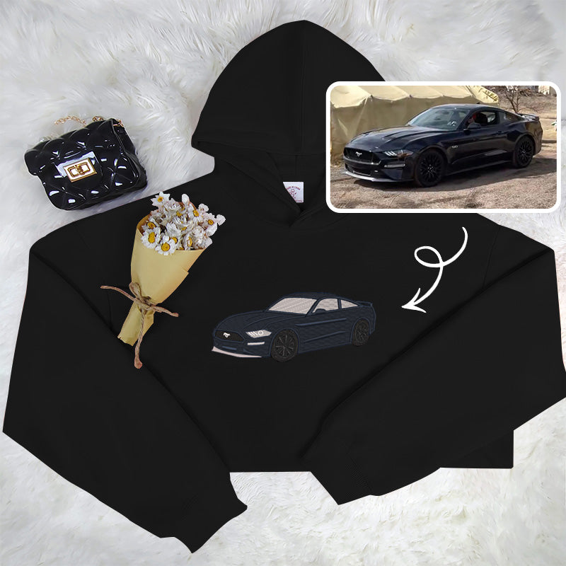 Personalized Automotive Stitched Hoodie: Rev Up Your Wardrobe
