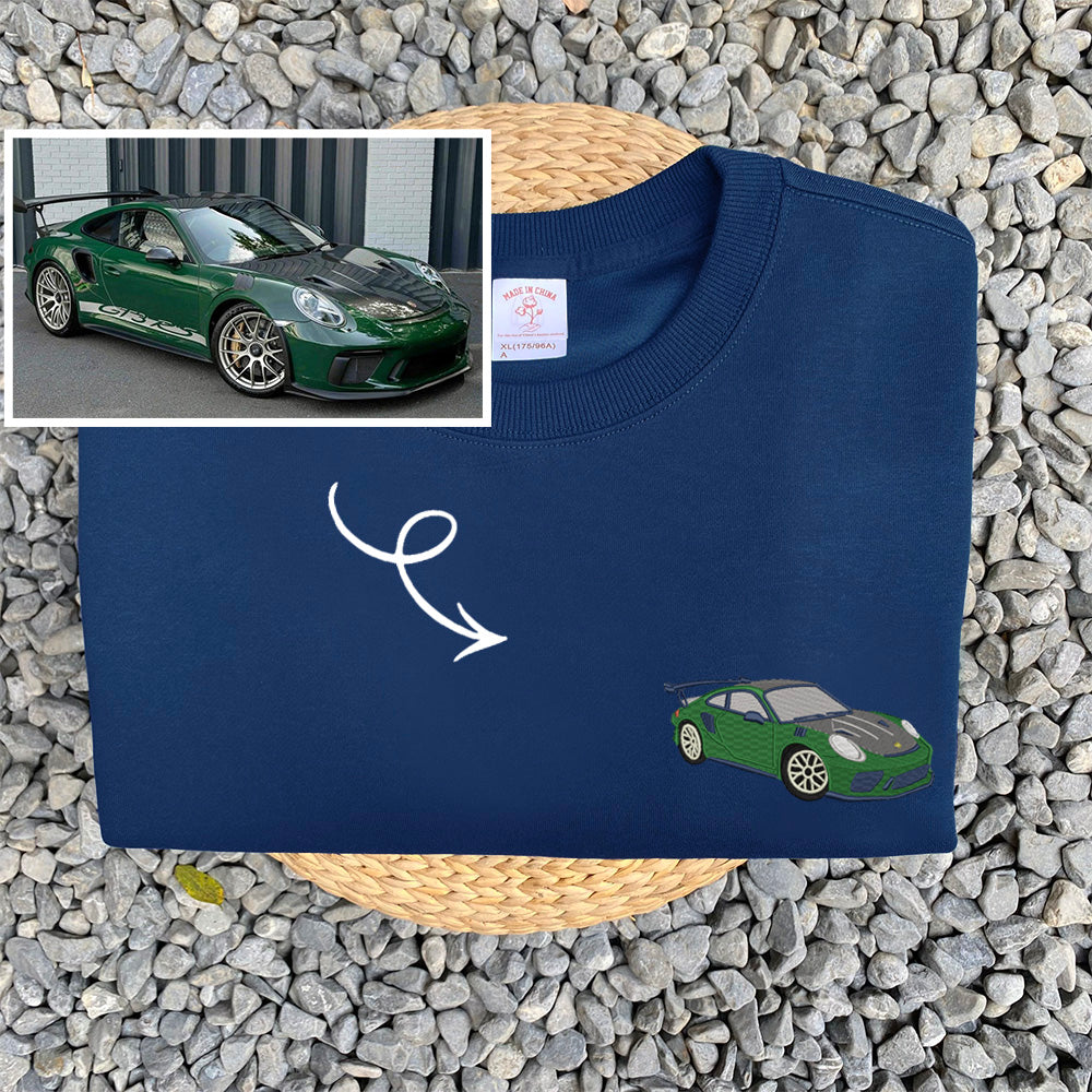 Personalized Automotive Stitched Sweatshirt