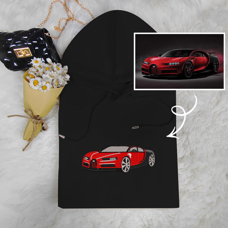 Customized Embroidery Sweatshirts for Car Enthusiasts