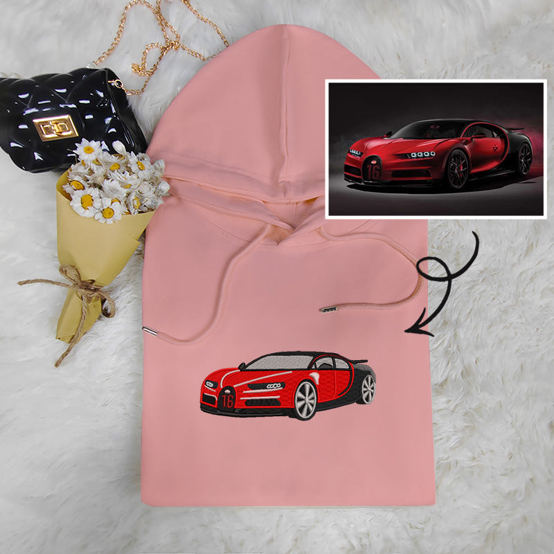 Customized Embroidery Sweatshirts for Car Enthusiasts