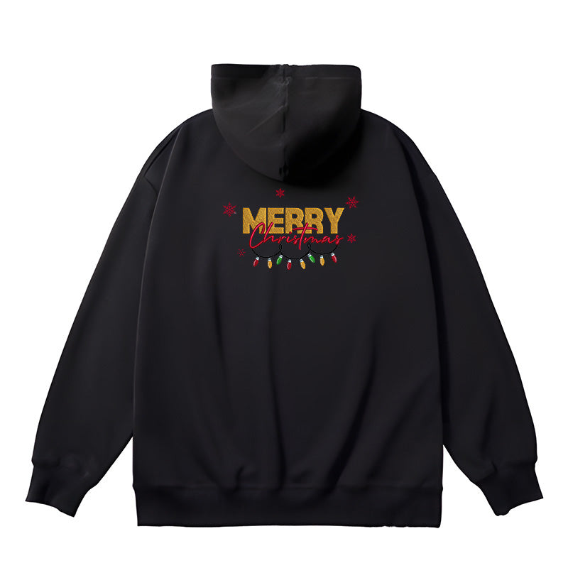 Custom embroidered hoodies, upload family or pet photos for personalized DIY, the perfect holiday gift.