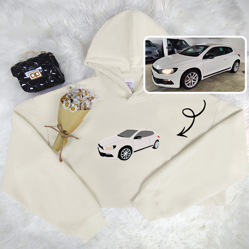 Customized Car Embroidered Hoodies - For Car Enthusiasts