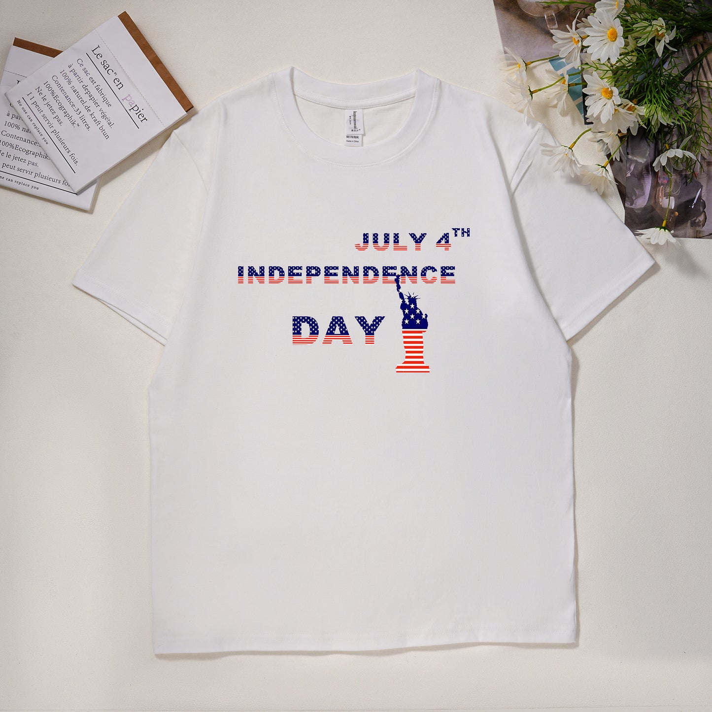 Celebrate July 4th Printed T-Shirt