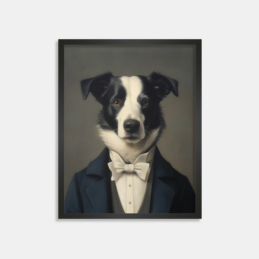 Gentleman costume pet portrait
