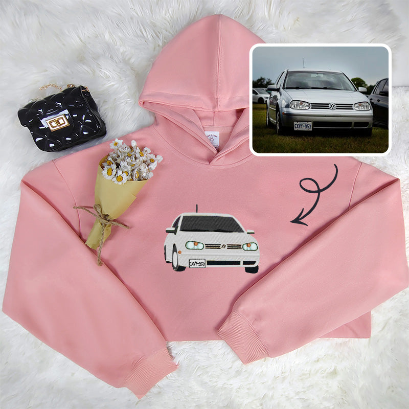 Drive with Personality: Custom Embroidered Car Sweatshirt