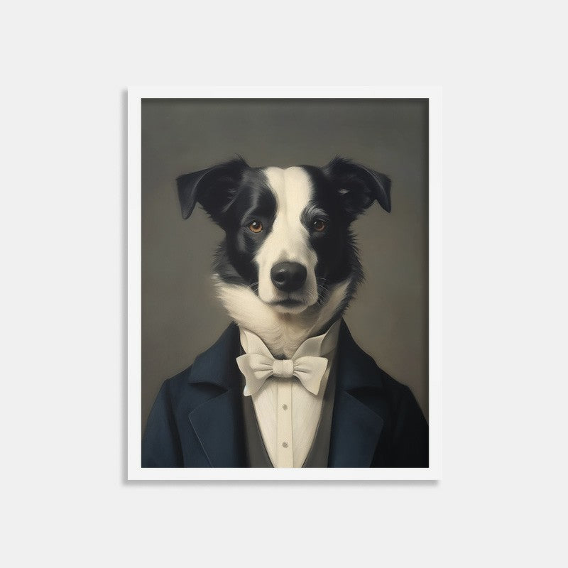 Gentleman costume pet portrait