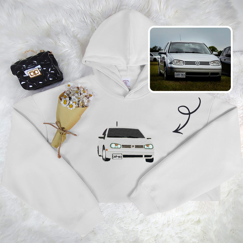 Drive with Personality: Custom Embroidered Car Sweatshirt
