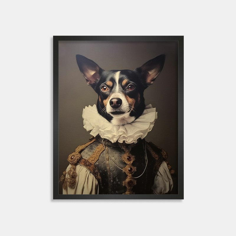 Pet Portrait in Noble Clothing