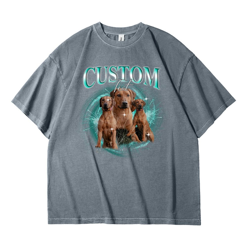 Custom Photo Printed Vintage T-Shirts