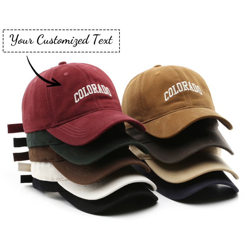 Custom - Monogrammed Embroidered Baseball Cap