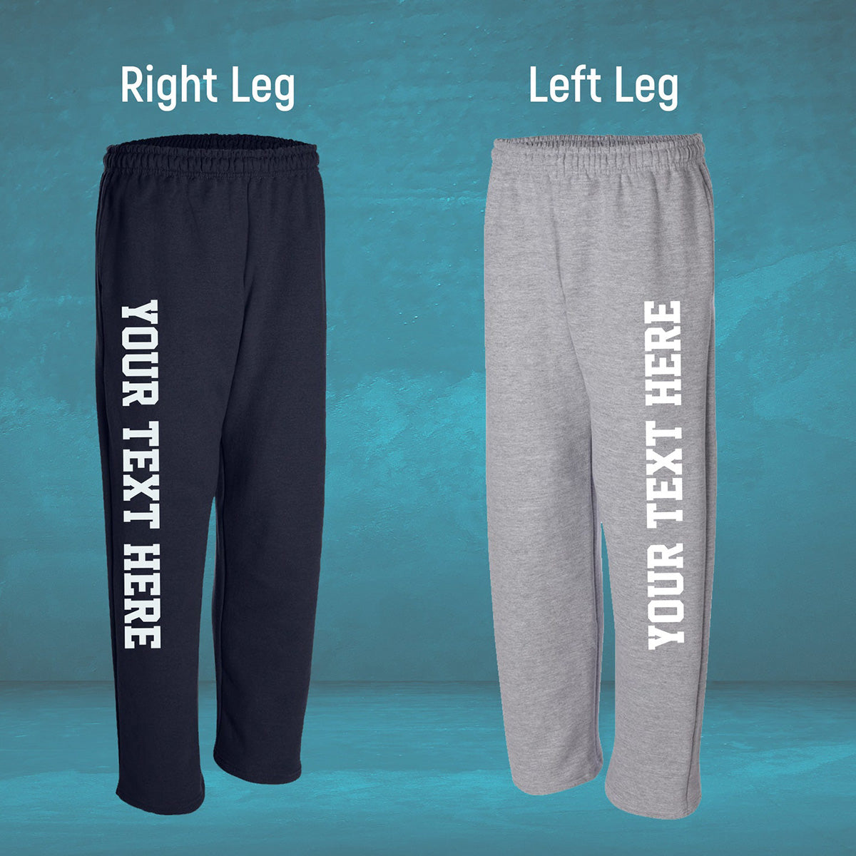 Personalized Embroidery Men's Casual Athletic Pants - Customizable Text & Location for Ultimate Style and Comfort!