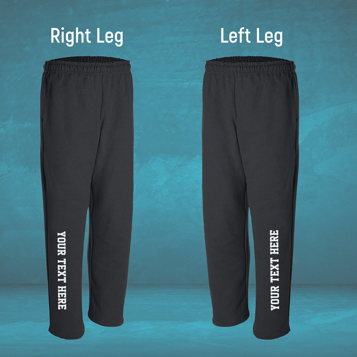 Personalized Embroidery Men's Casual Athletic Pants - Customizable Text & Location for Ultimate Style and Comfort!