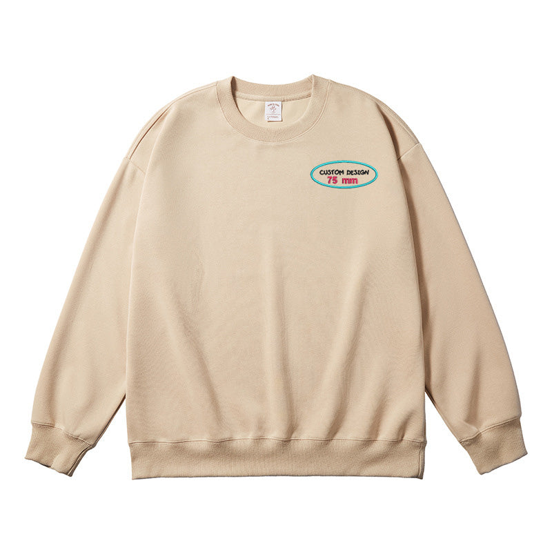 Custom Embroidered Logo Crewneck Sweatshirt | Unique Personality, Showcasing Style