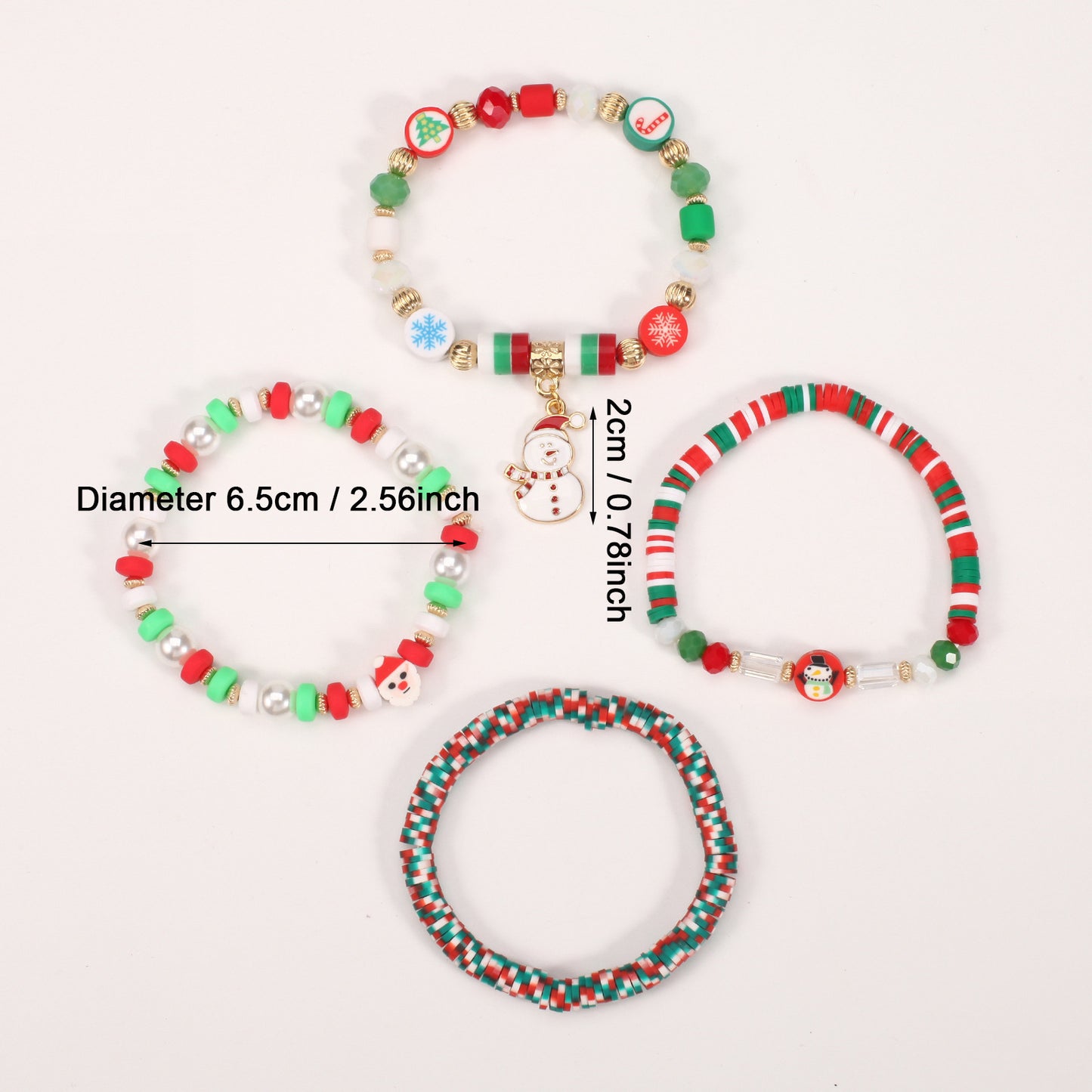 festive Christmas Charm Bracelet