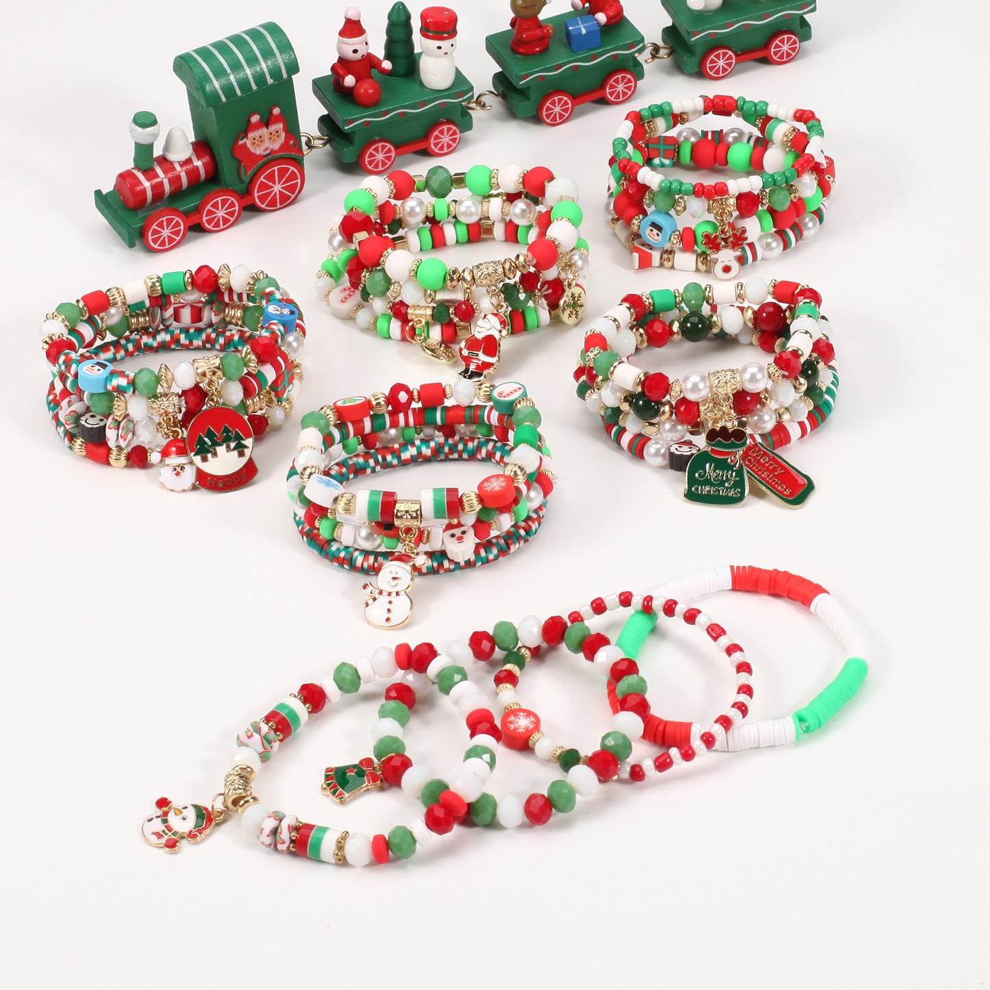 festive Christmas Charm Bracelet