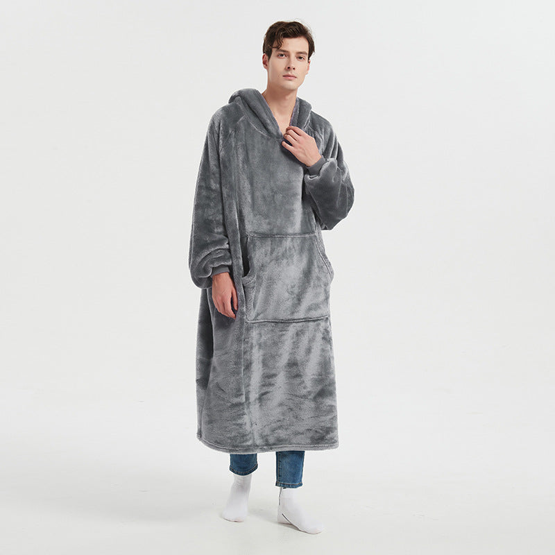 Couples' Flannel Hooded Loungewear Set