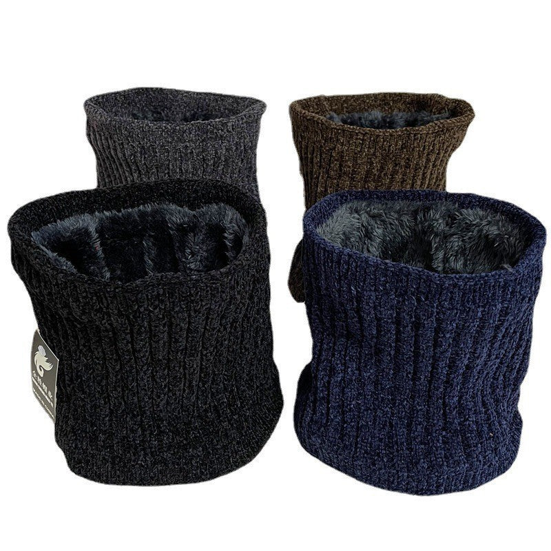 Double-Layer Fleece-Lined Neck Gaiter for Warmth and Comfort