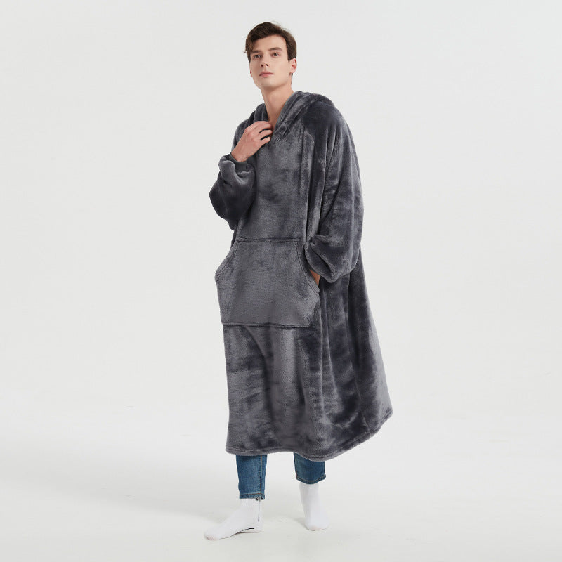 Couples' Flannel Hooded Loungewear Set