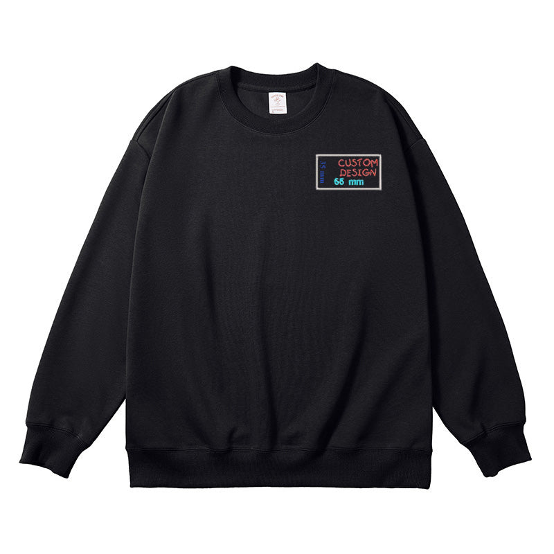 Custom Embroidered Logo Crewneck Sweatshirt | Unique Personality, Showcasing Style