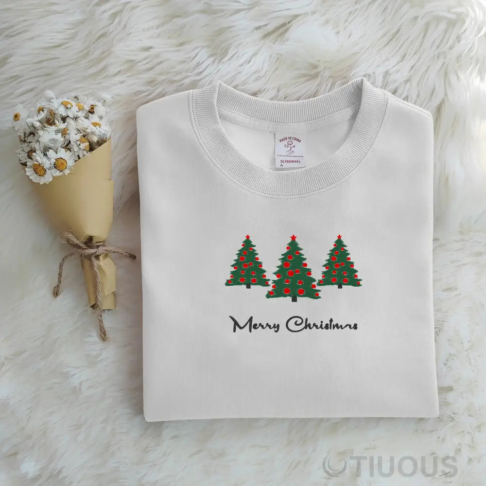 Christmas Custom Embroidered Sweatshirt