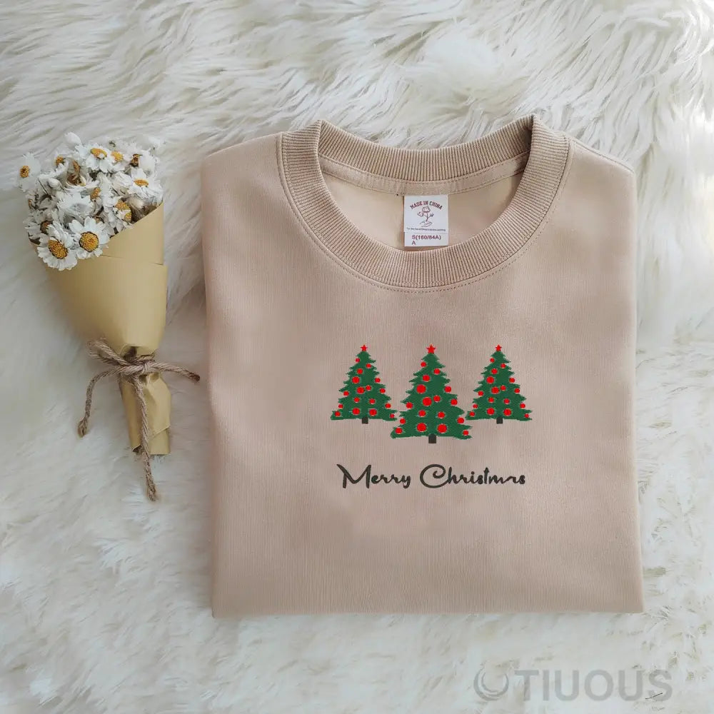 Christmas Custom Embroidered Sweatshirt