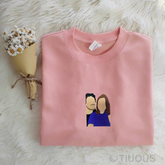 Custom Couples Embroidered Sweatshirts: Express Your Love Way