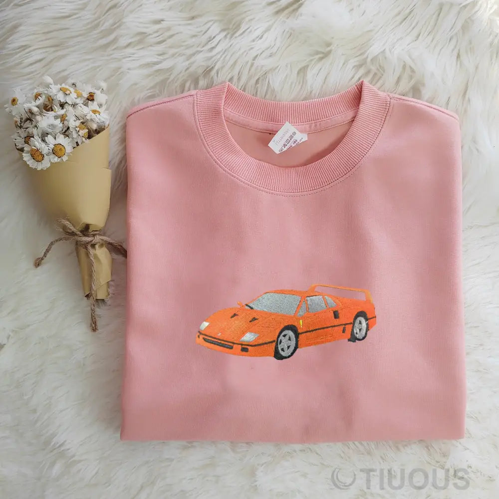 Custom Embroidered Car Sweatshirts:rev Up Your Style