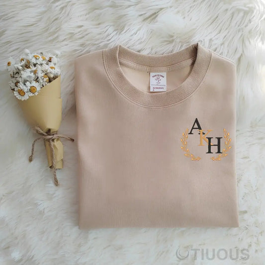 Custom Embroidered Letter Sweatshirts: Personalized Style