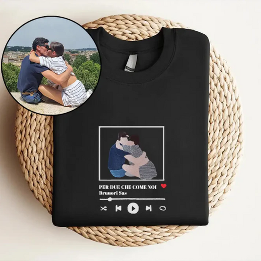 Custom Embroidered Sweatshirts for Couples Best Anniversary Clothing