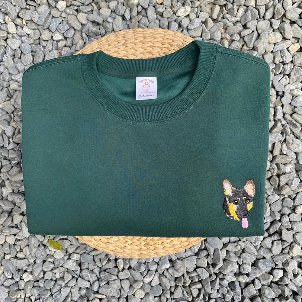 Custom Matching Embroidered Sweatshirt For Your Pet