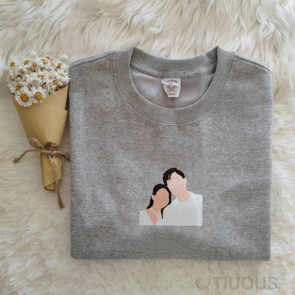 Customized Couples Matching Embroidered Sweatshirts: Made For Each Other