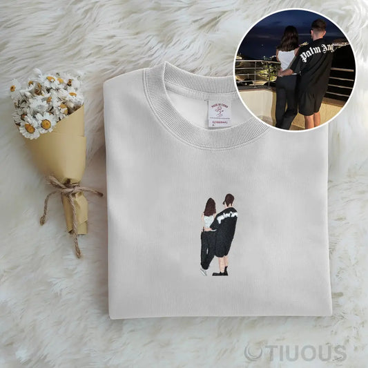 Customized Embroidered Sweatshirts: Couple Edition