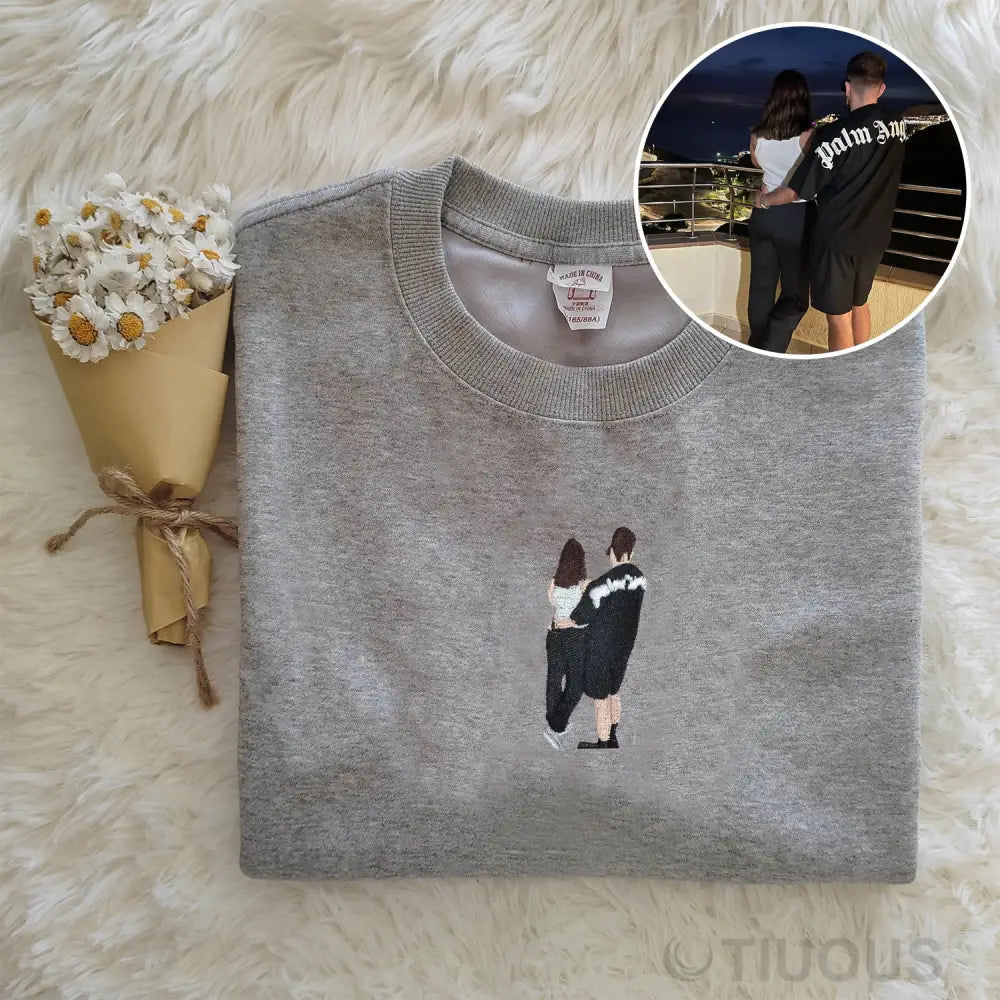 Customized Embroidered Sweatshirts: Couple Edition