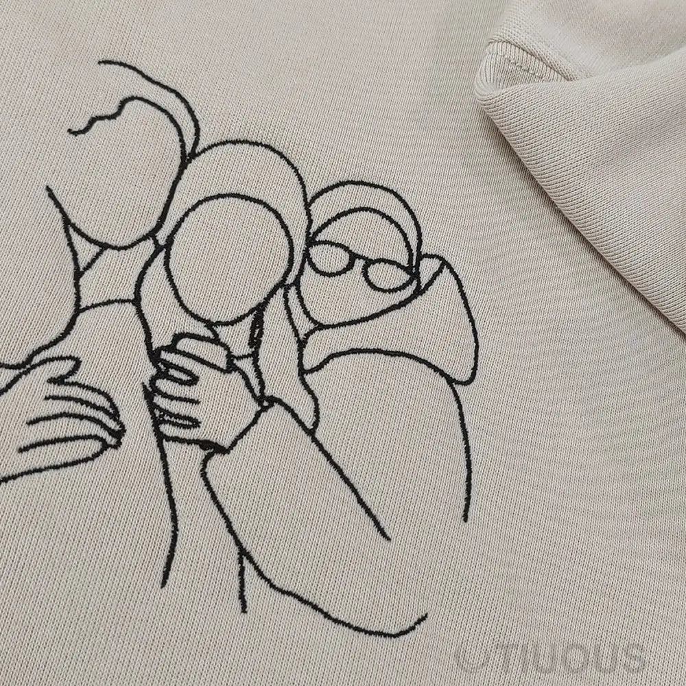 Customized Embroidered Sweatshirts For Family And Friends