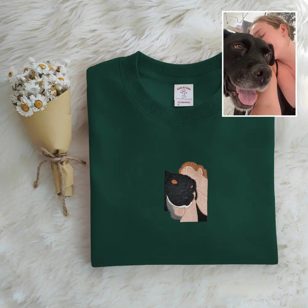 Customized Embroidery Sweatshirts for Pets,Tailored Comfort