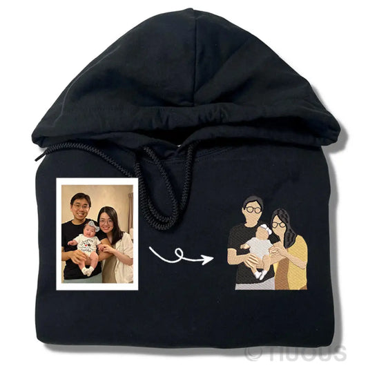 Customized Sweatshirt For Family Portrait