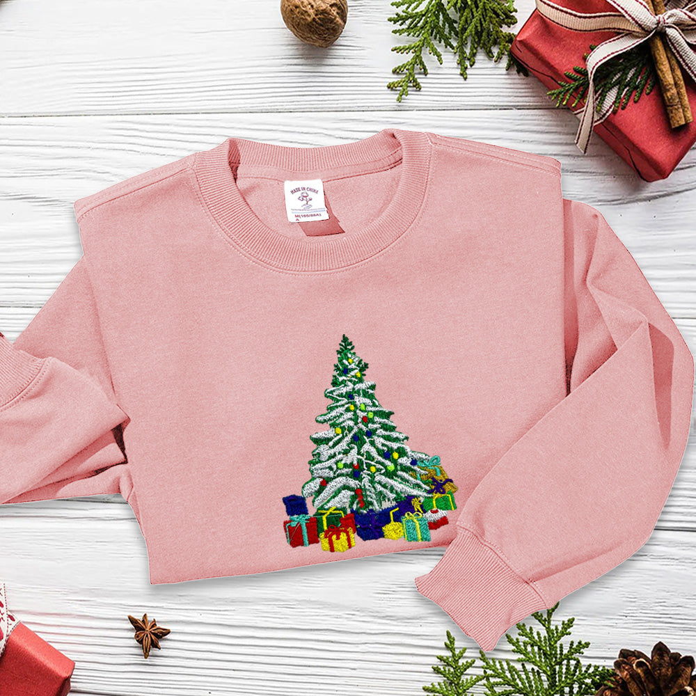 Customized Christmas Element Hoodie | Available in Six Colors with Unique Embroidery, Make This Christmas Even More Special!