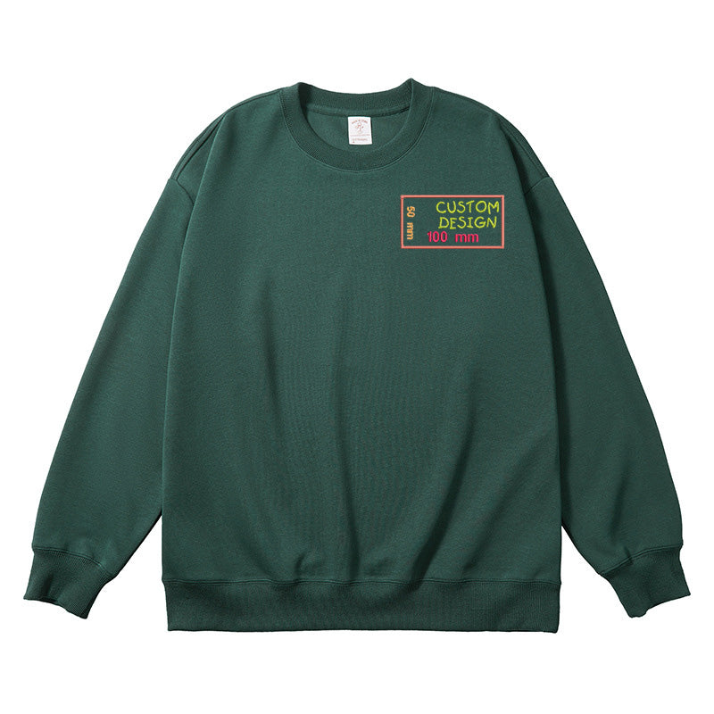 Custom Embroidered Logo Crewneck Sweatshirt | Unique Personality, Showcasing Style