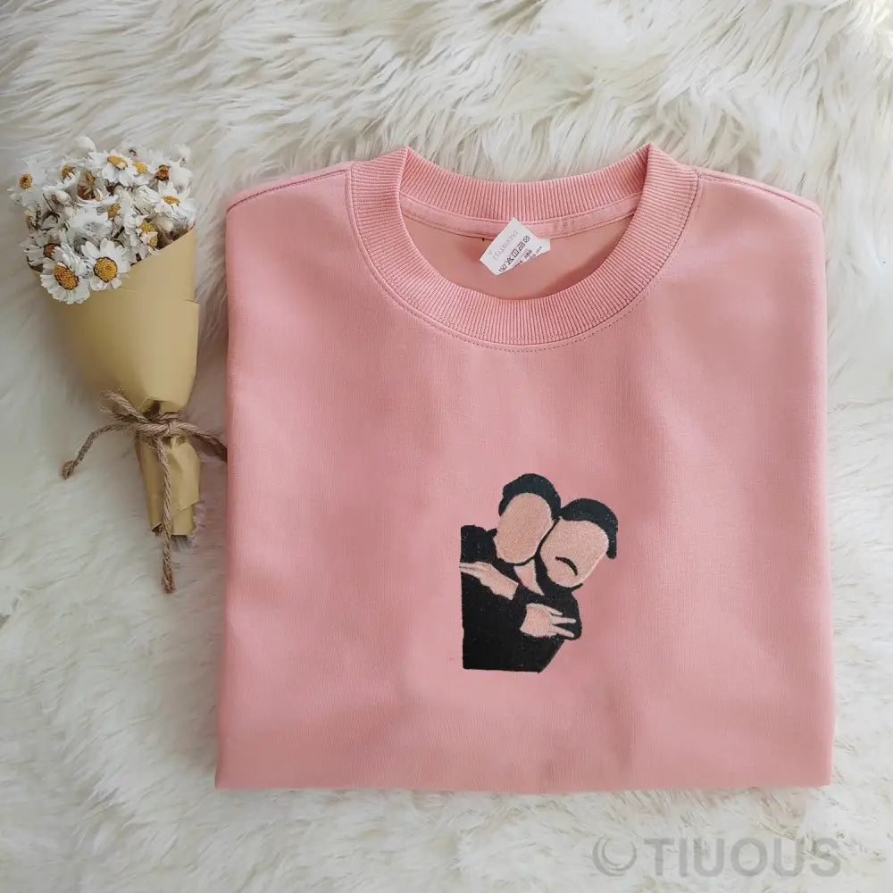 Personalized Couples Custom Embroidered Hoodies: Love In Stitches