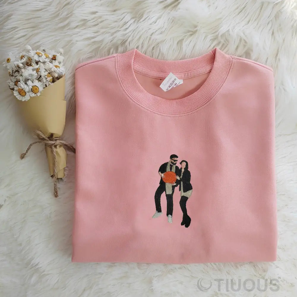 Personalized Couples Custom Embroidered Hoodies: Love Perfect Pair