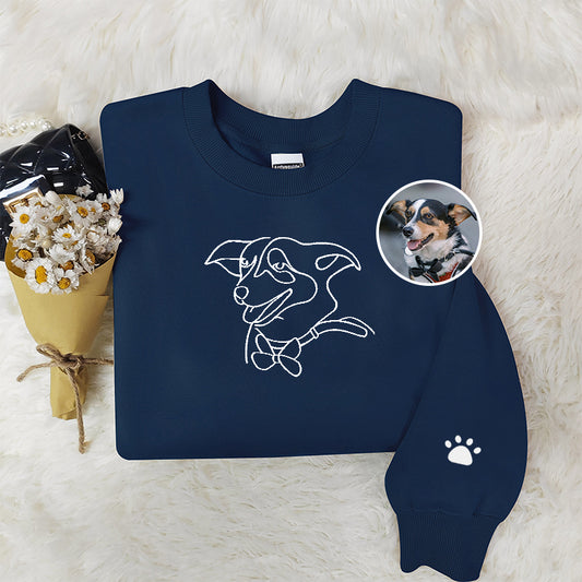 Tailor-Made Pet Embroidered Hoodies: Fashionable Furry Apparel