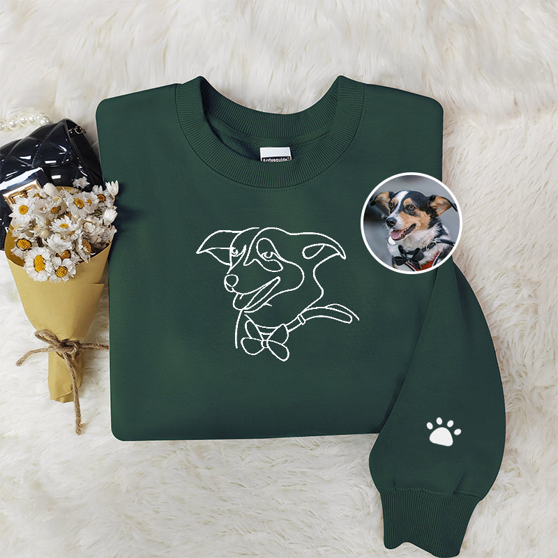 Tailor-Made Pet Embroidered Hoodies: Fashionable Furry Apparel